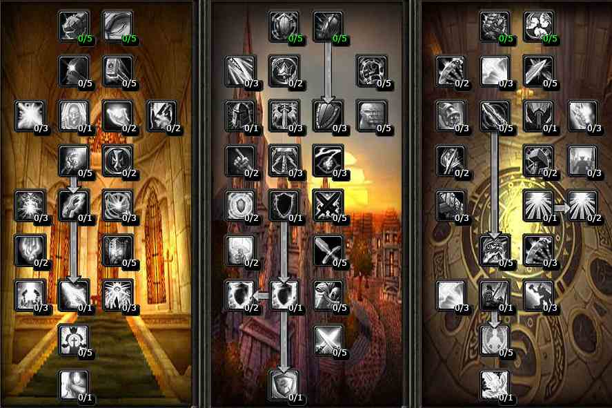 魔獸世界懷舊服2.4.3版本TBC天賦明細(xì)